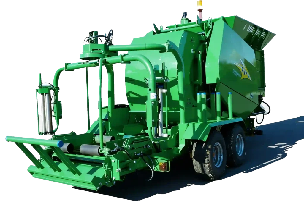 ماكينة تغليف وتجميع بالات القش الدائرية المتكاملة 9YCM-850 | 30-40 بالة/ساعة