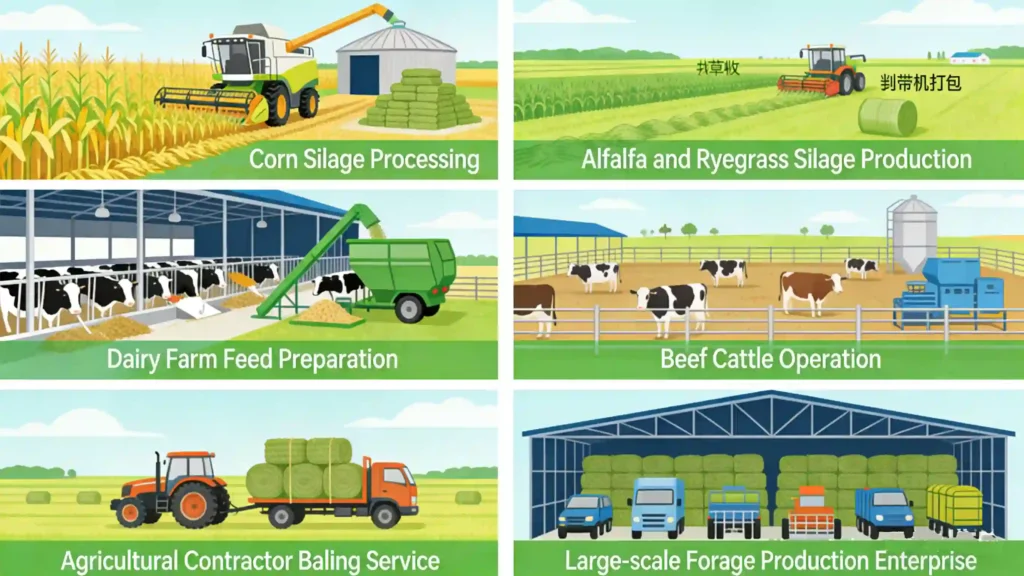 آلة تغليف وتجميع بالات القش الدائرية المتكاملة 9YCM 850