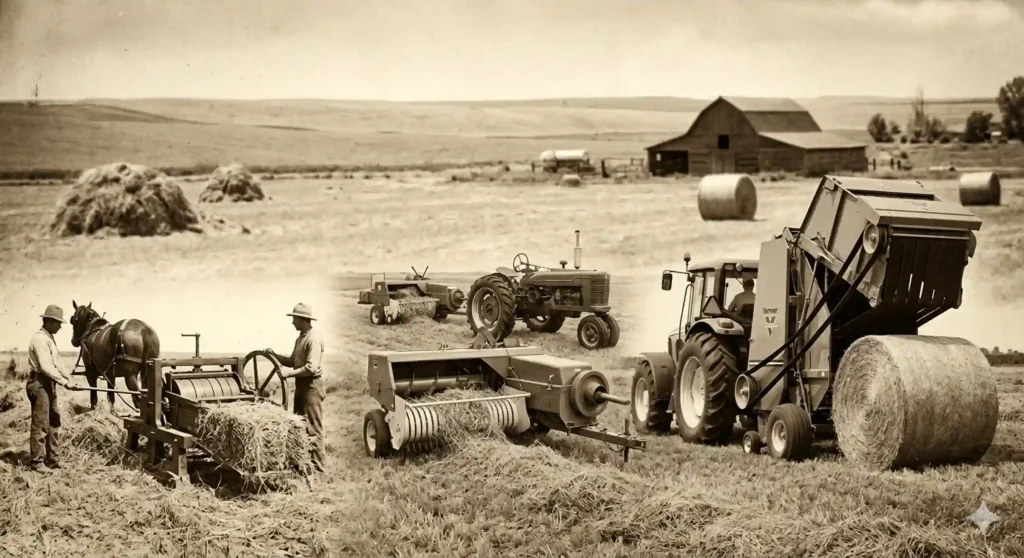 history of the hay baler