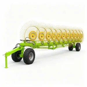 9LZD-9.0 Finger Wheel Rake _ 9m, 17 Discs, 7.2–9 hm²_h